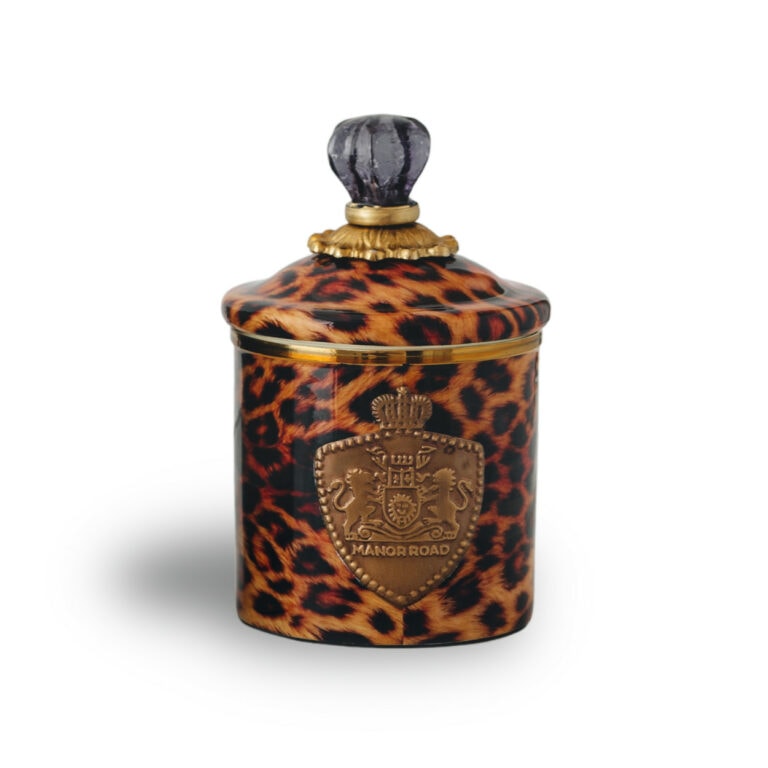 Enamel Canister – Leopard