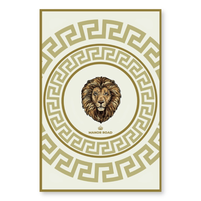 Microfiber Tea Towel – Ivory Lion