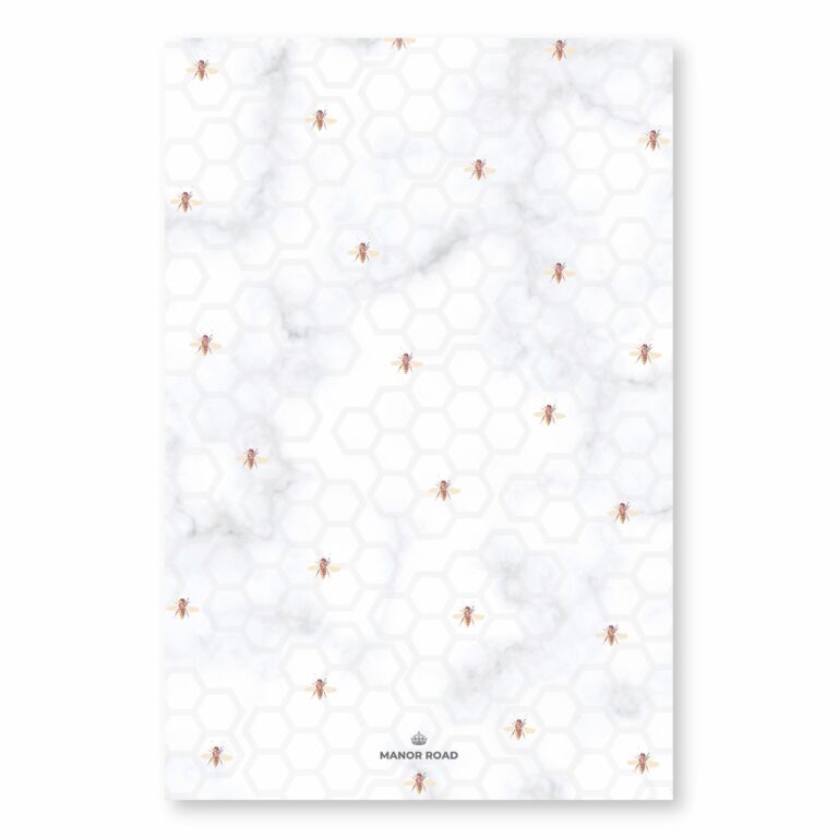 Microfiber Tea Towel – Marbled Bee