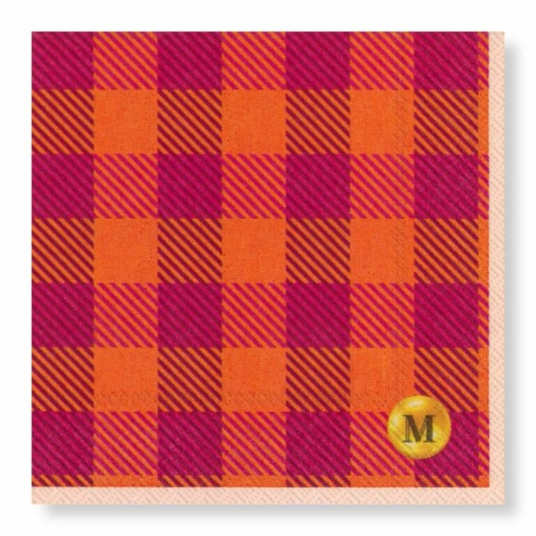 Candy Gingham Napkins – Cocktail