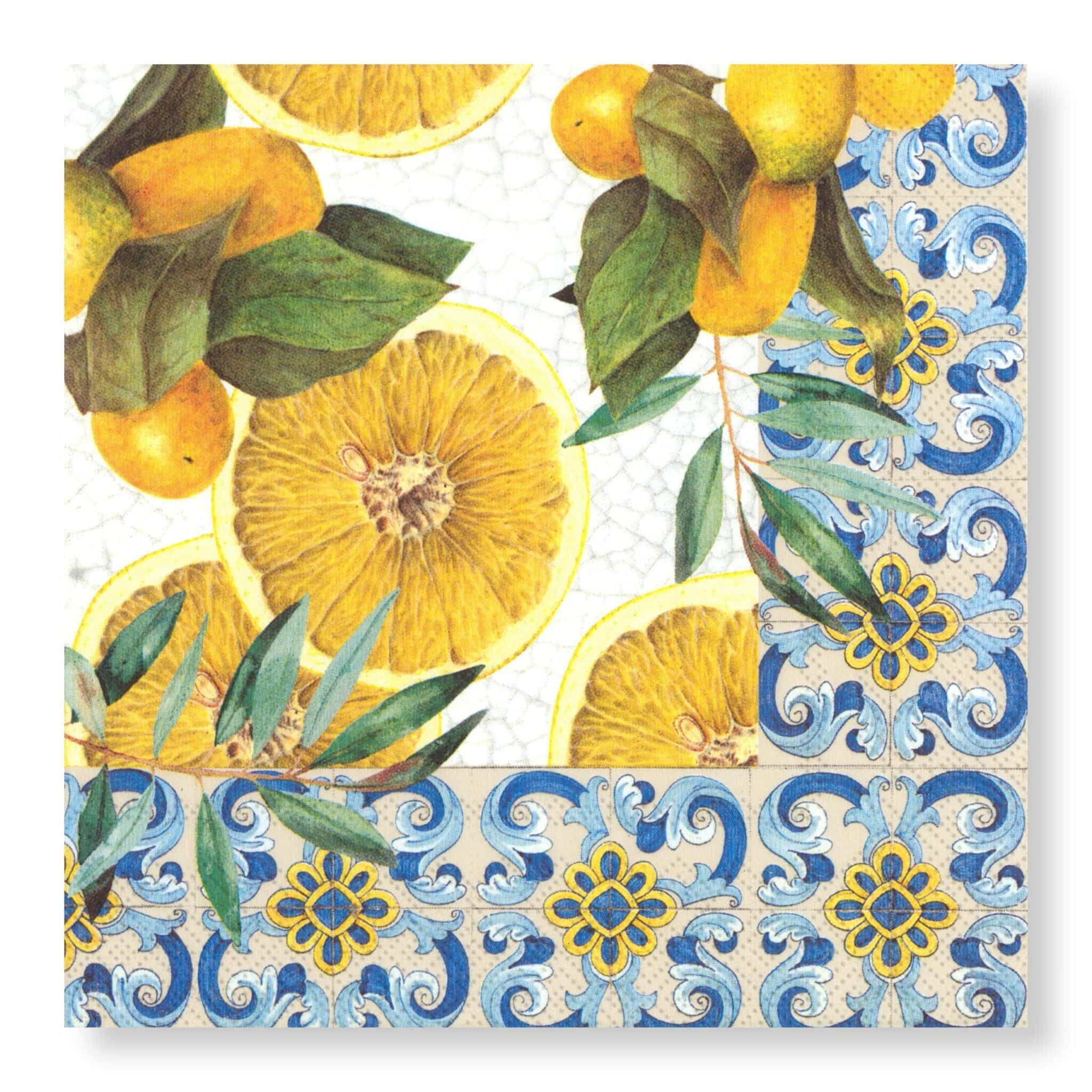 Mediterranean Tile Napkins Cocktail Manor Road mediterranean-tile-napkins-cocktail-manor-road