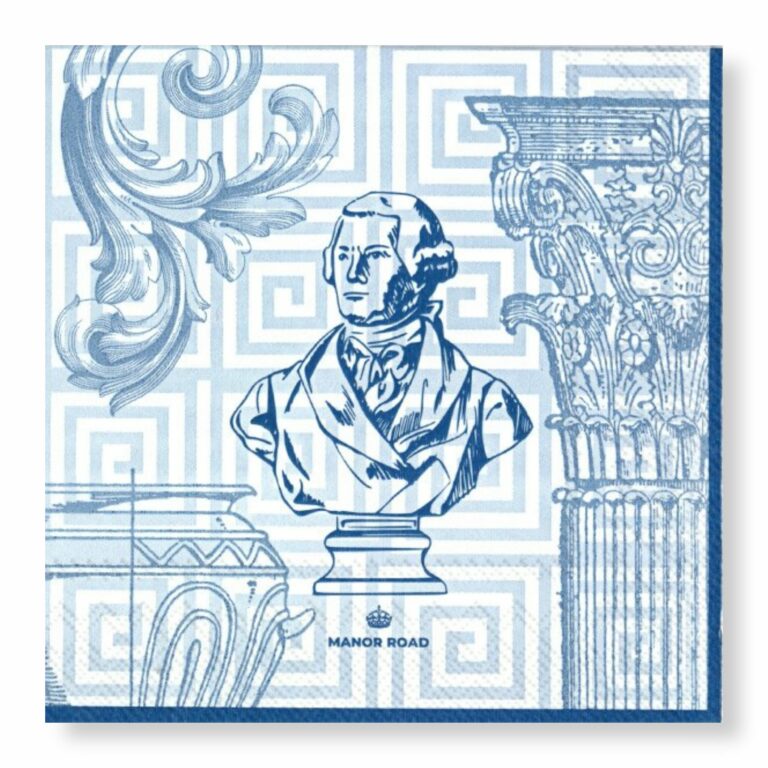 Blue Greek Napkins – Luncheon