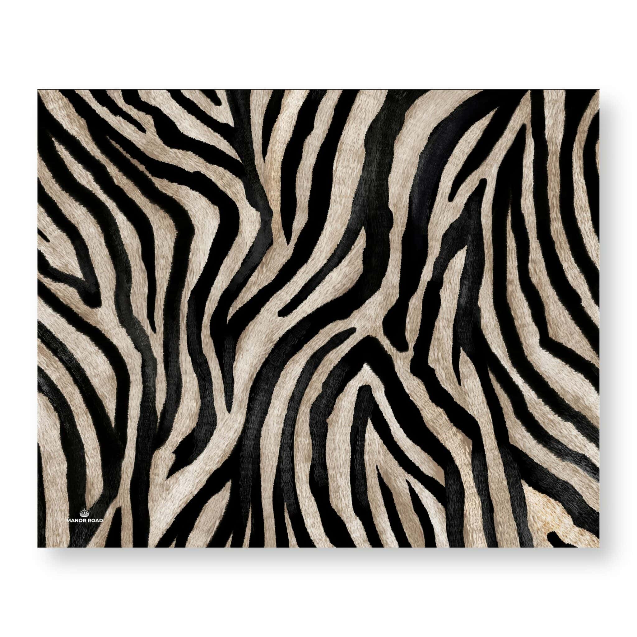 Pocket Placemat (Reversible) - Snow Leopard & Zebra