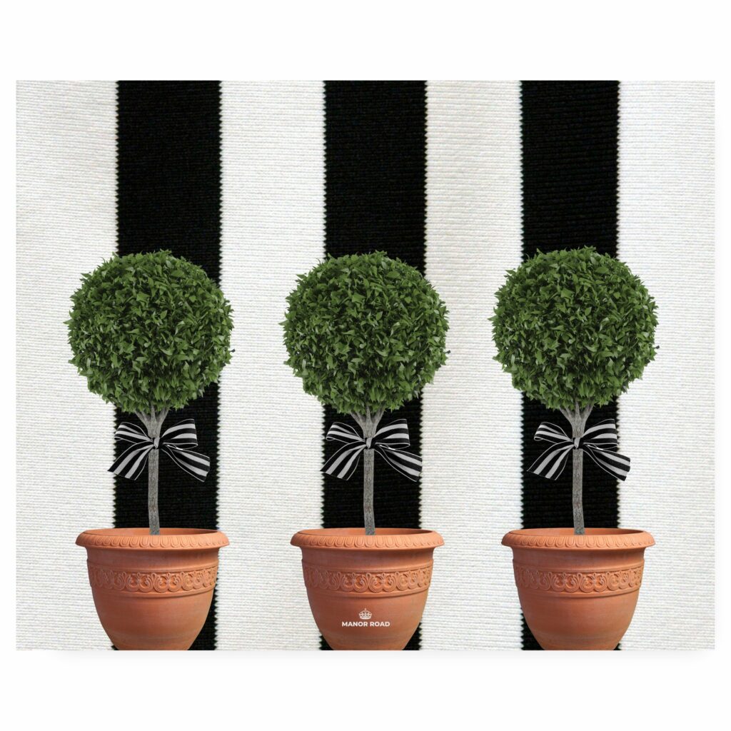Topiary Paper Placemat Pad Manor Road