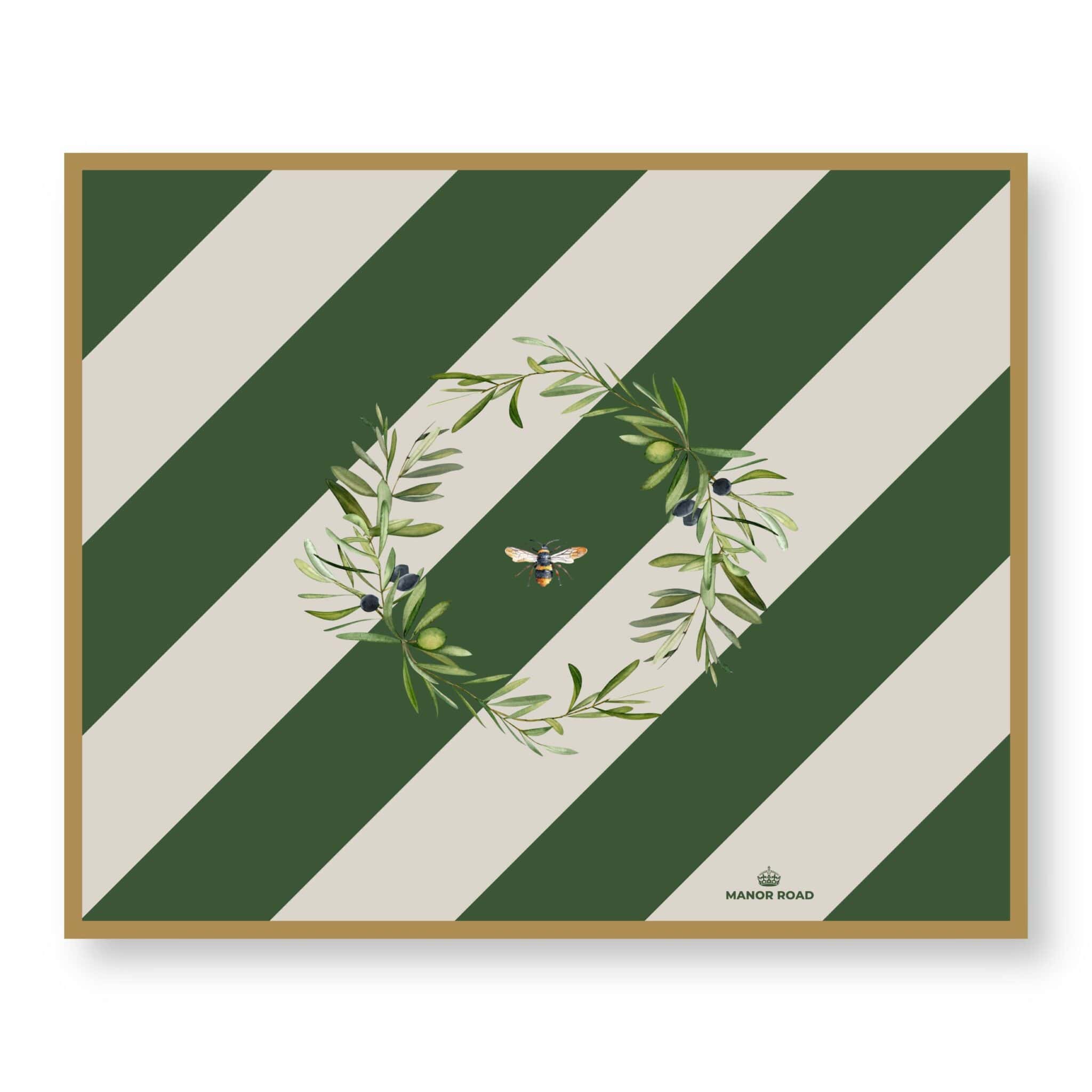 Olive & Bee Paper Placemat Pad 30 sheets Manor Road