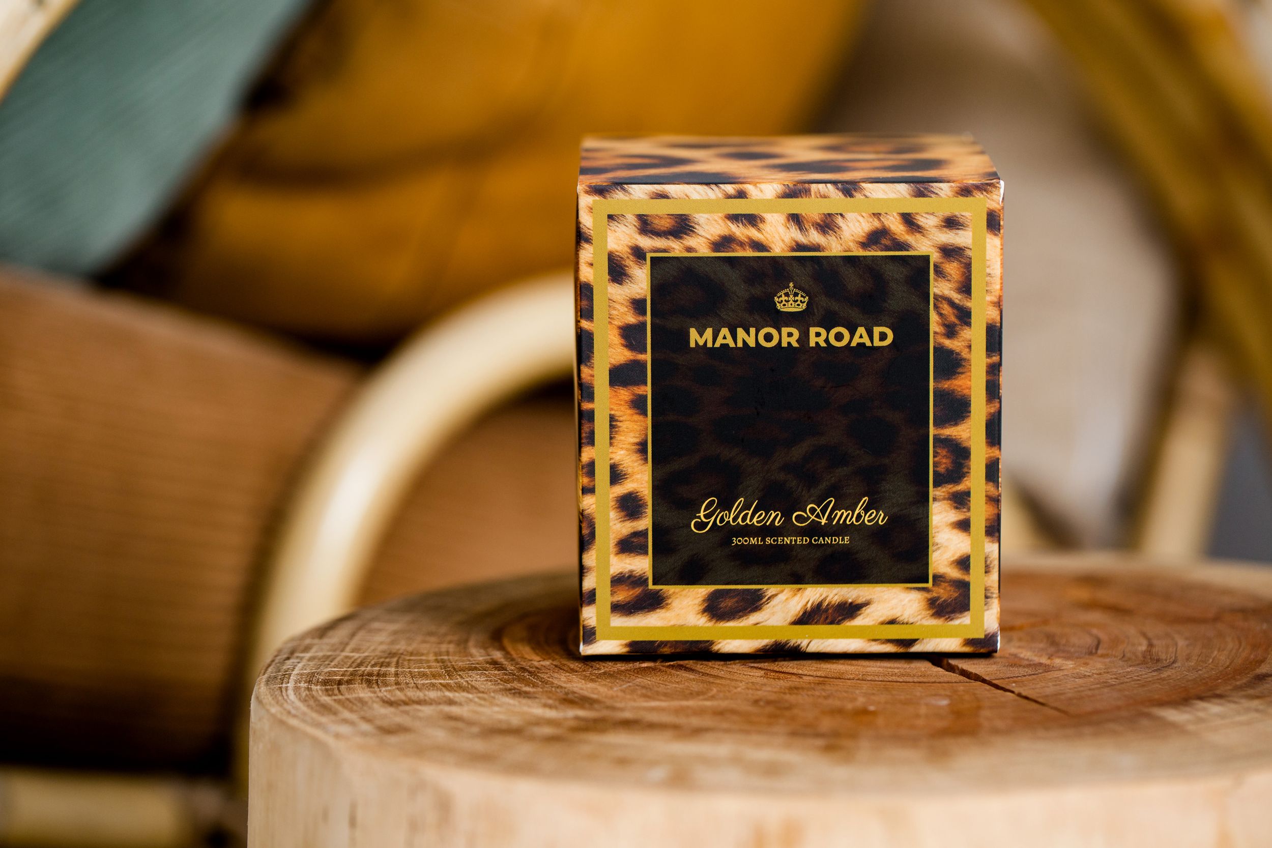 Golden Amber Candle Manor Road